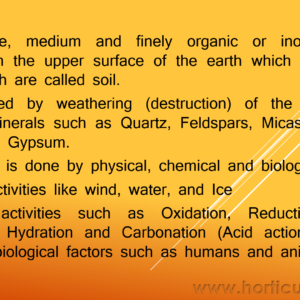 Soil and Climate for Horticulture Crops PPT