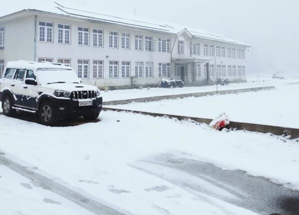 Car Covered With Snow